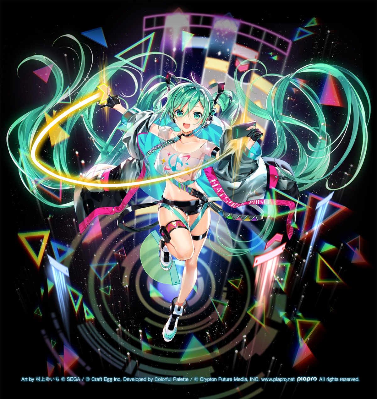 garter, hatsune_miku, headphones, murakami_yuichi, see_through, vocaloid