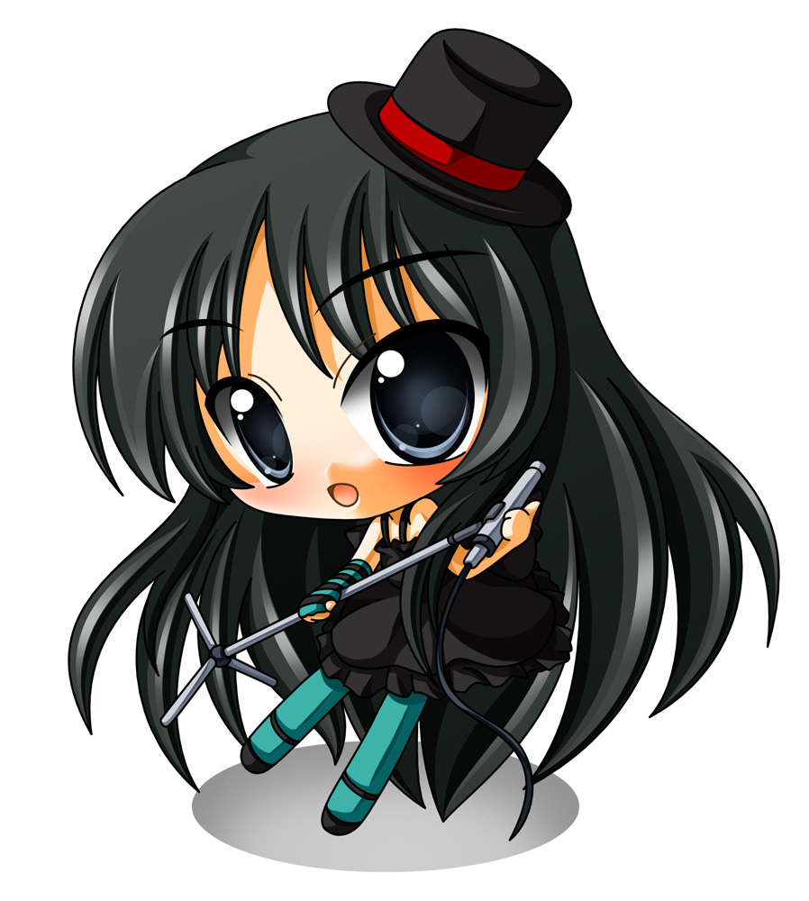 akiyama_mio, chibi, k-on!, pantyhose, seifuku, shinjitsu