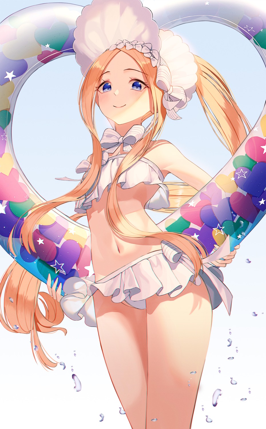 abigail_williams_(fate), bikini, daimi_94, fate/grand_order, skirt_lift, swimsuits