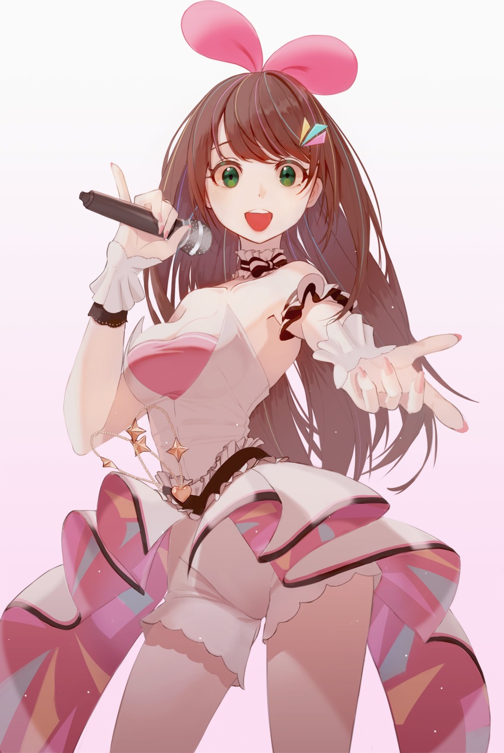 daimi_94, kizuna_ai, kizuna_ai_inc., no_bra