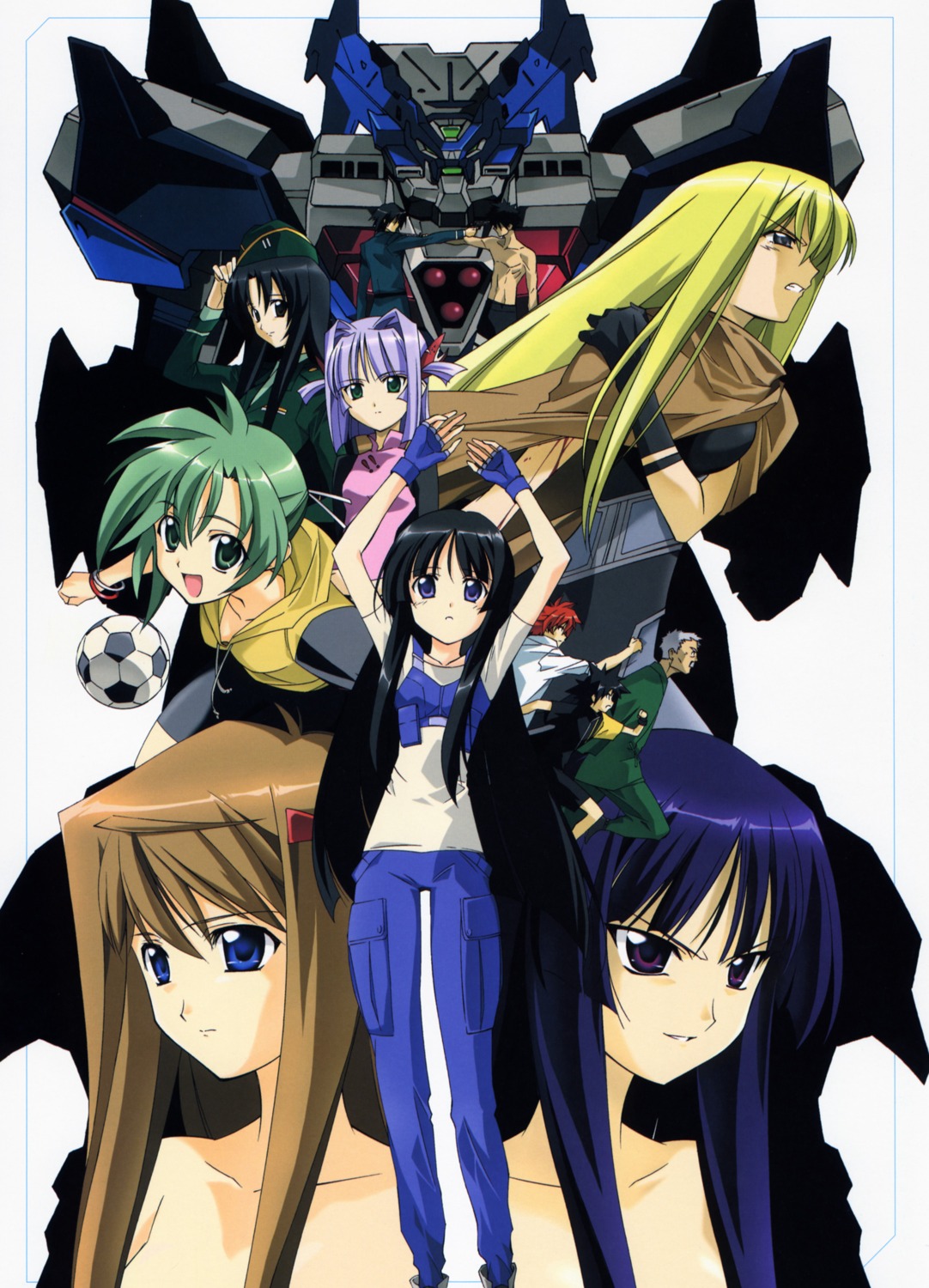 hiiragi_akao, jinki, jinki_extend, kousaka_minami, kousaka_rui, mecha, mel_j_vanette, shiba