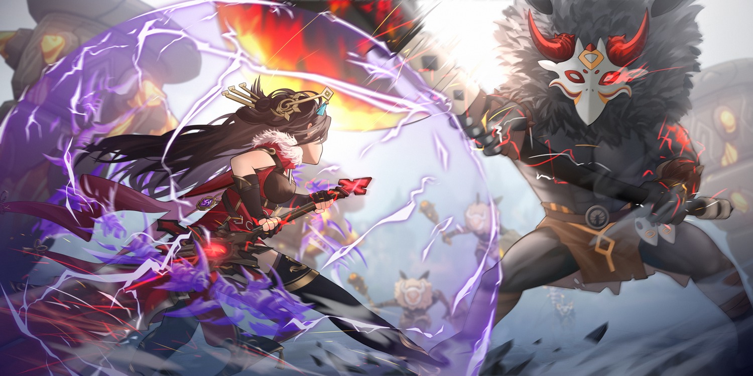 beidou, genshin_impact, sword, thighhighs, yuuki_mix