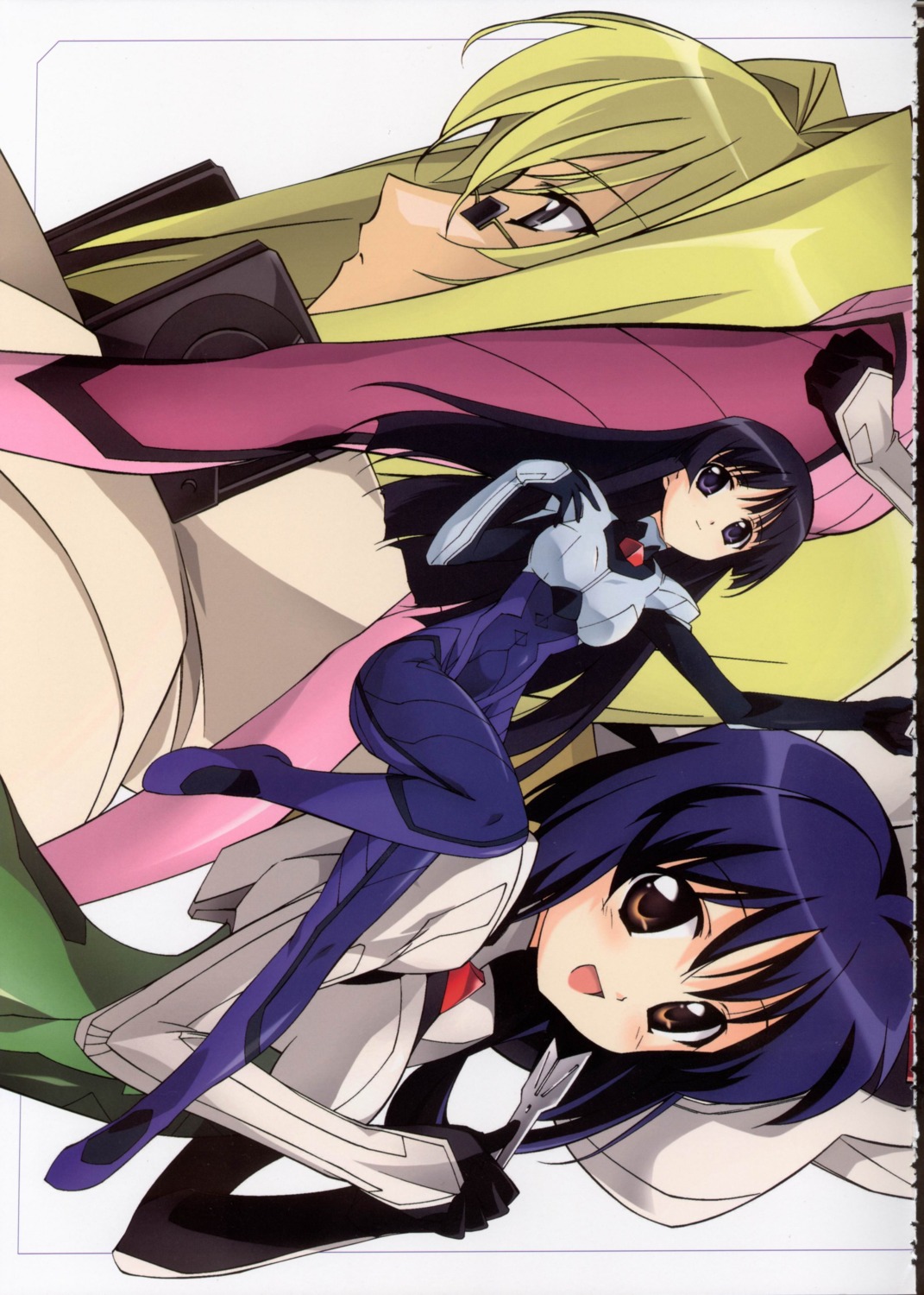 bodysuit, jinki, jinki_extend, kawamoto_satsuki, mel_j_vanette, tsunashima_shirou, tsuzaki_aoba