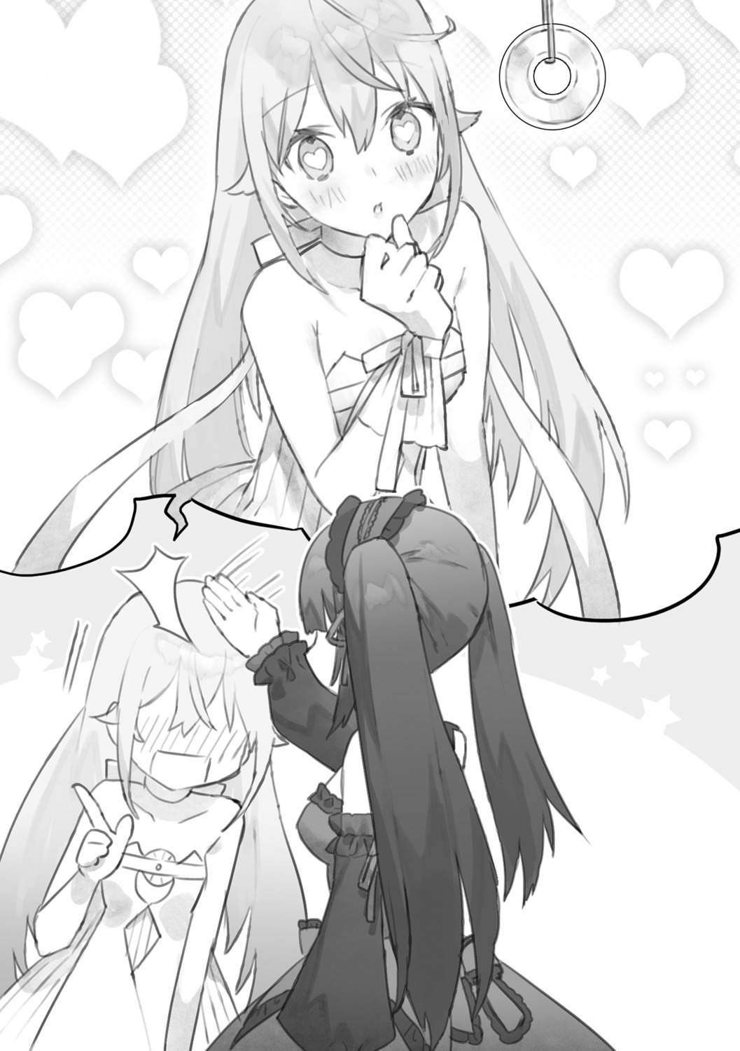 date_a_bullet, date_a_live, dress, higoromo_hibiki, no_bra, noco, tokisaki_kurumi