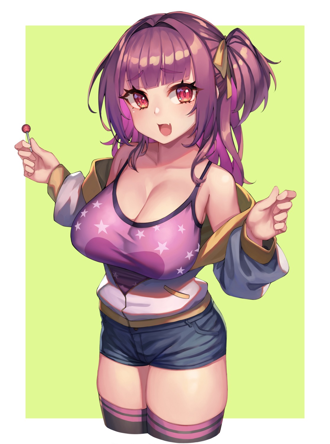 cleavage, hrtyuk, thighhighs