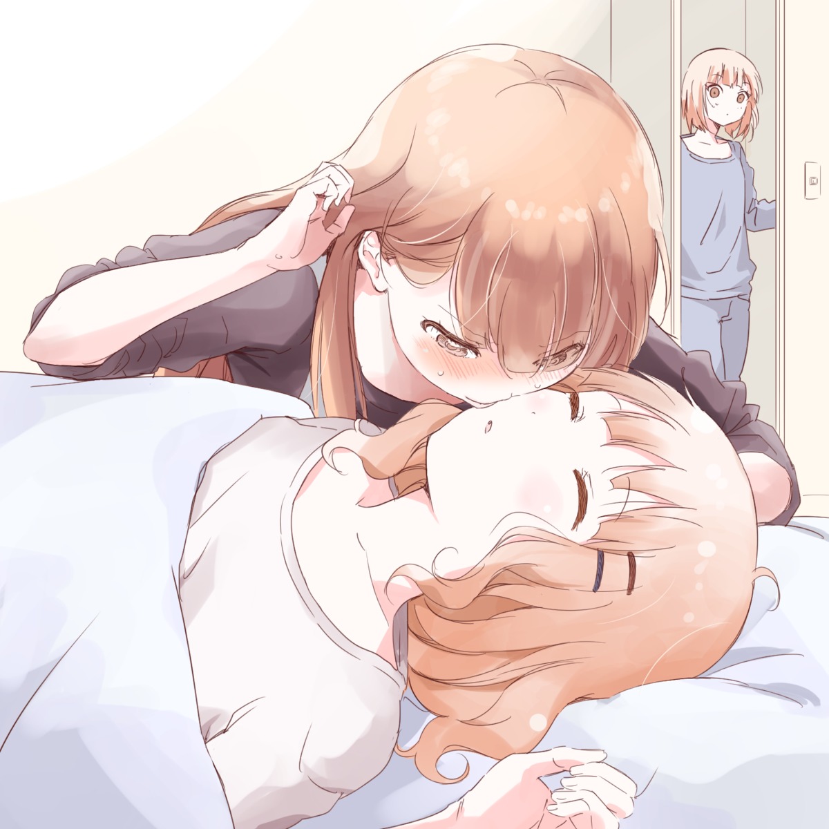 kamiki_uutarou, oomuro_hanako, oomuro_nadeshiko, oomuro_sakurako, sheets, yuri, yuru_yuri