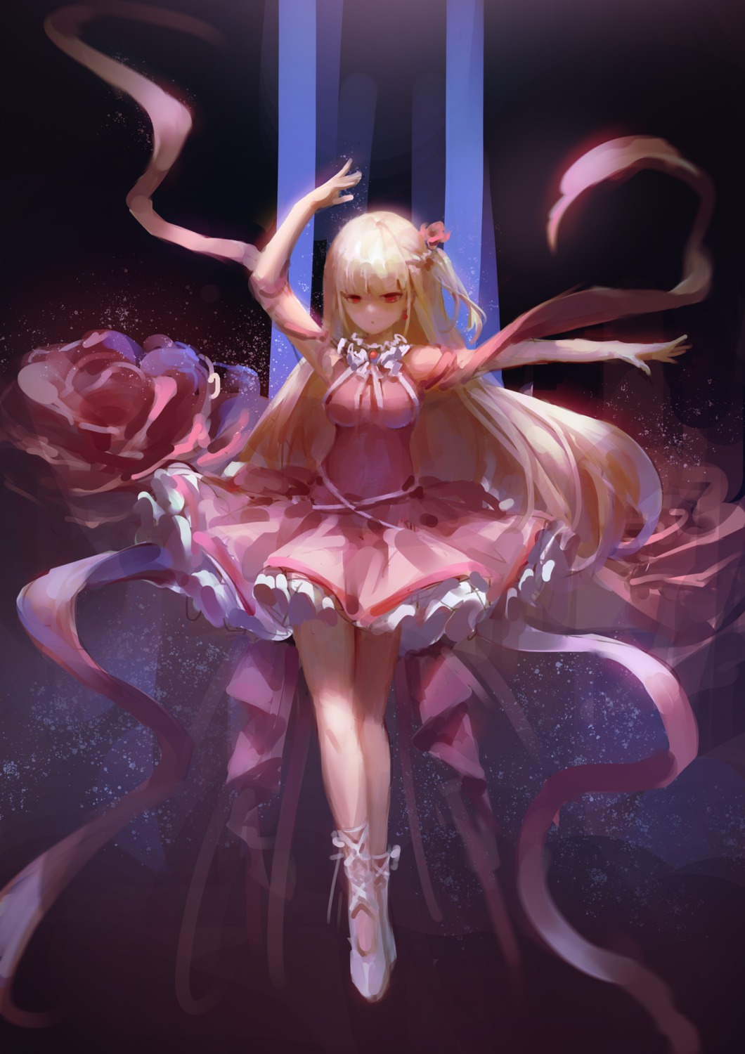 dress, sawamaharu, skirt_lift