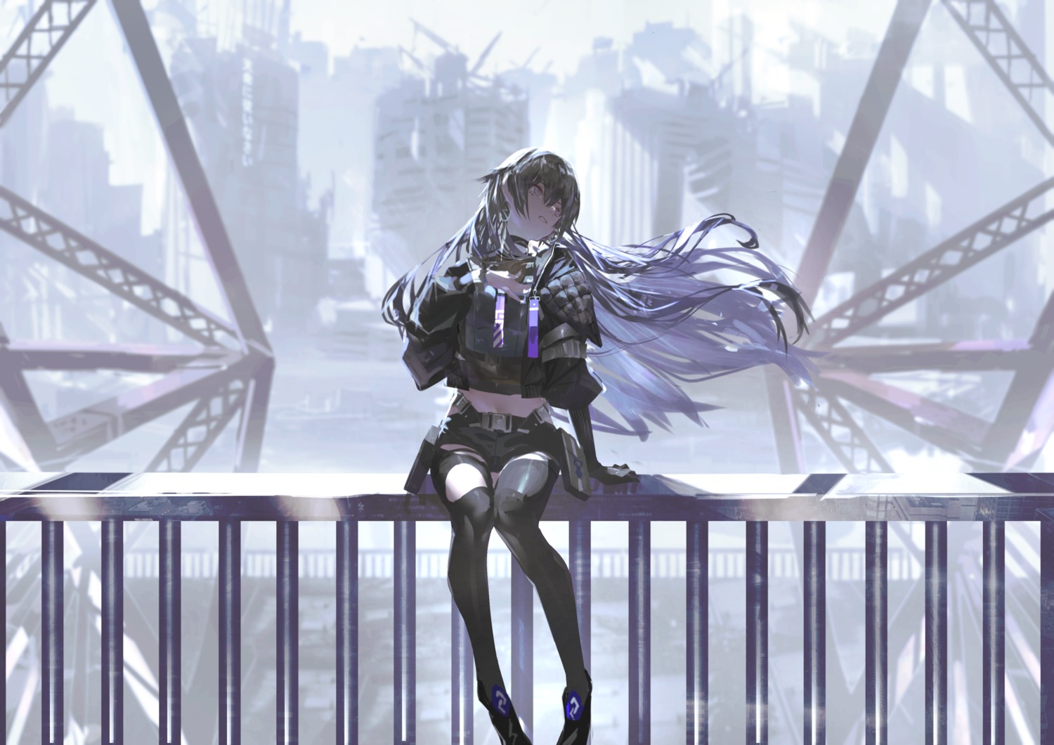 kuronoiparoma, pantyhose, torn_clothes