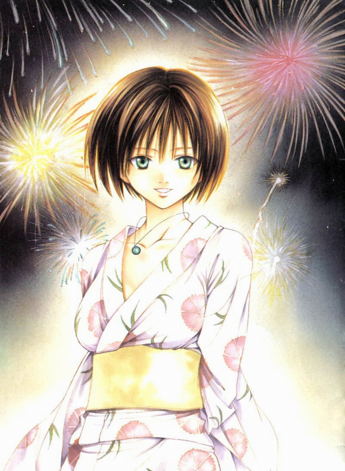 black_cat, minatsuki_saya, screening, yabuki_kentarou, yukata
