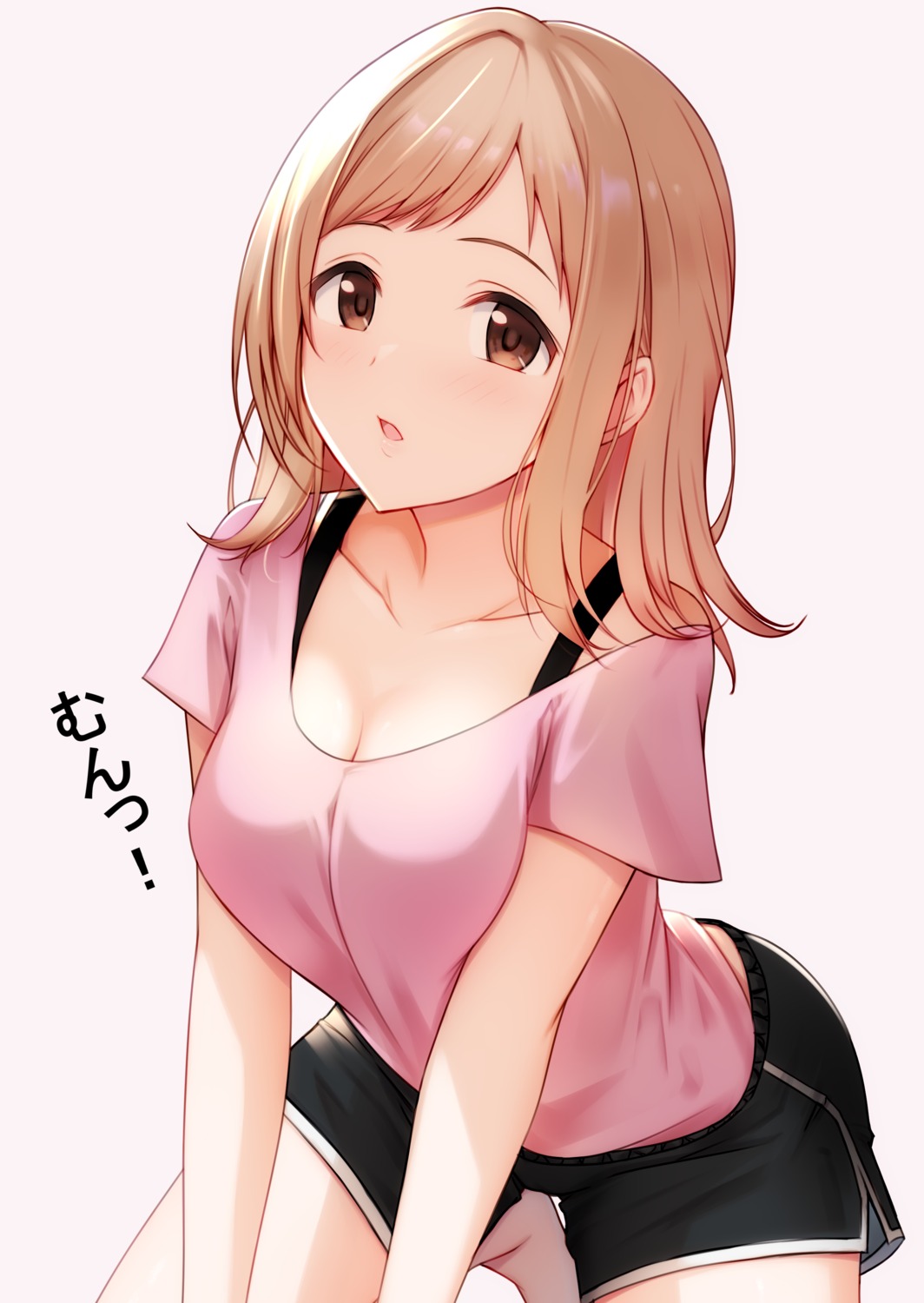 cleavage, miyar2d2, sakuragi_mano, the_idolm@ster, the_idolm@ster_shiny_colors