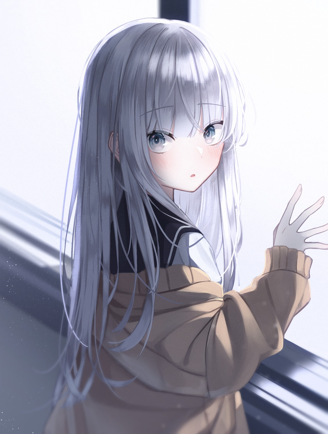 karou_(lhscck302), seifuku, sweater