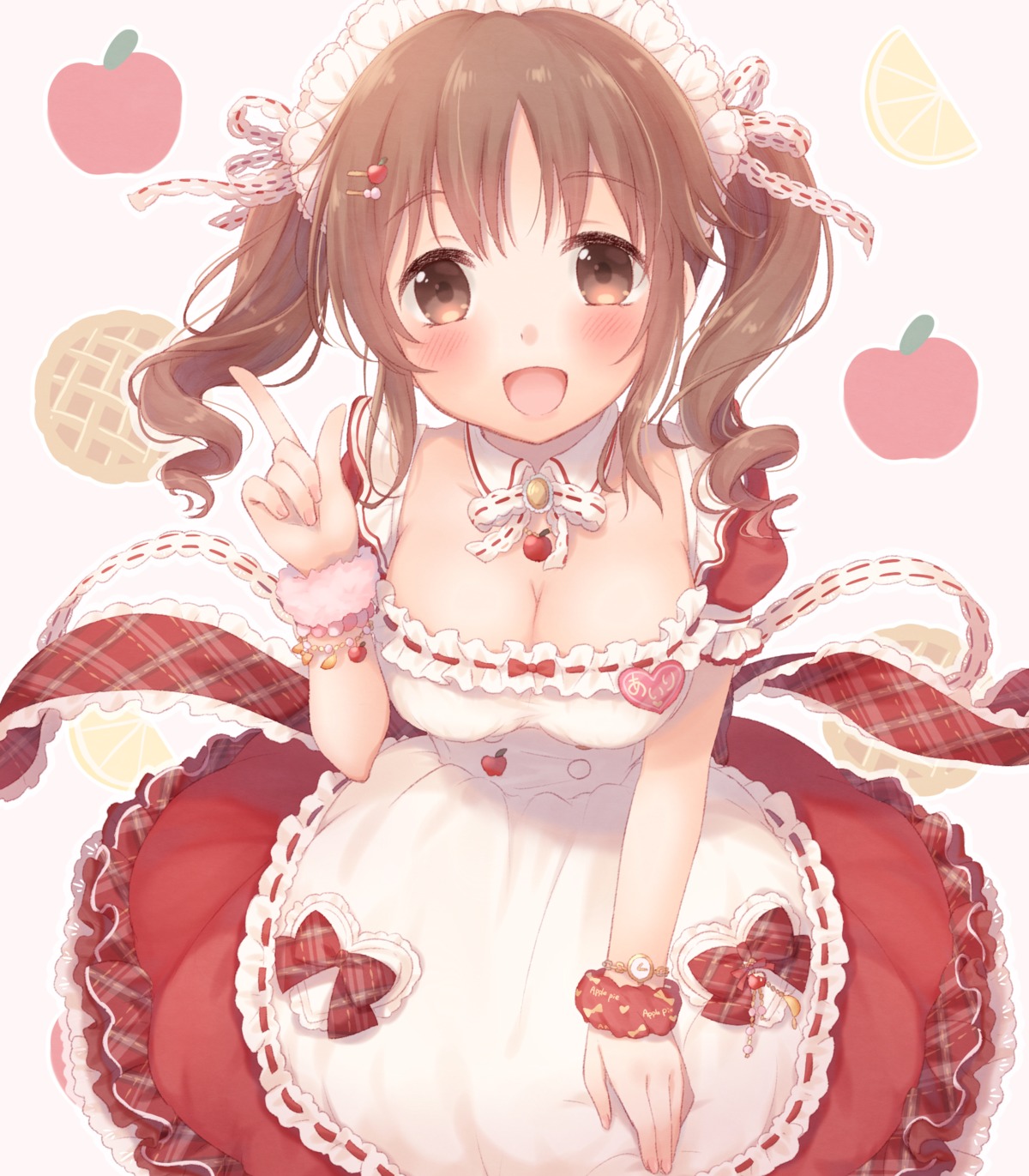 cleavage, kazane_mari, maid, the_idolm@ster, the_idolm@ster_cinderella_girls, the_idolm@ster_cinderella_girls_starlight_stage, totoki_airi