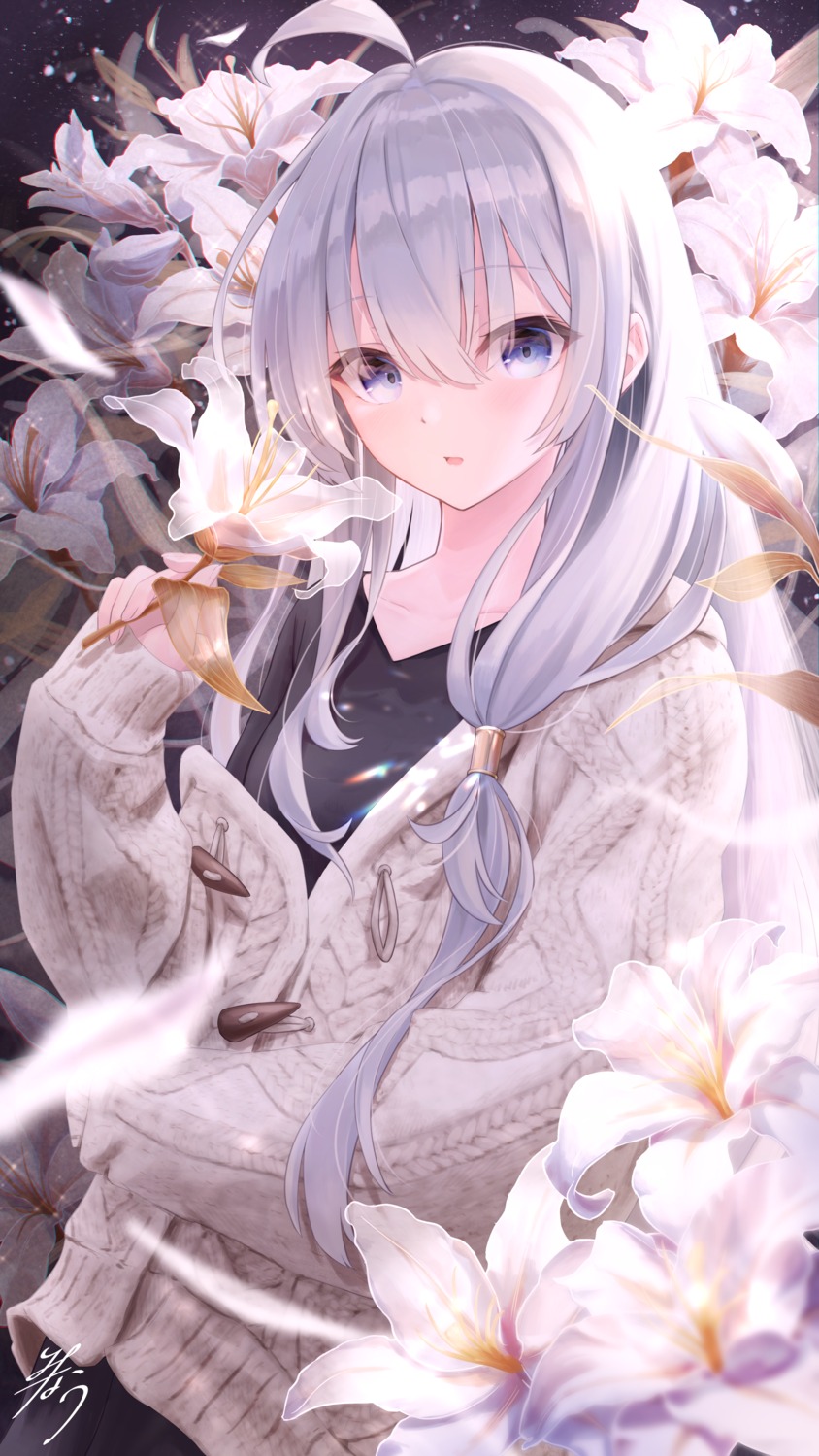 elaina_(majotabi), majo_no_tabitabi, minau37, sweater