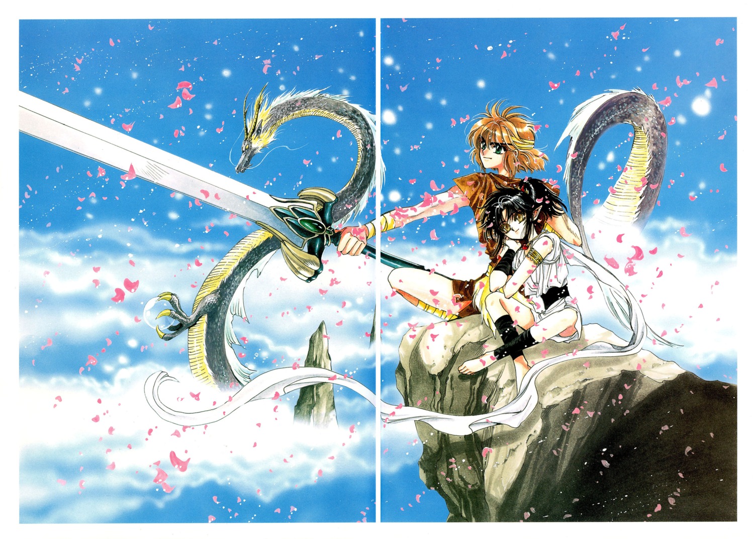 ashura, clamp, gap, rgveda, ryuu-ou