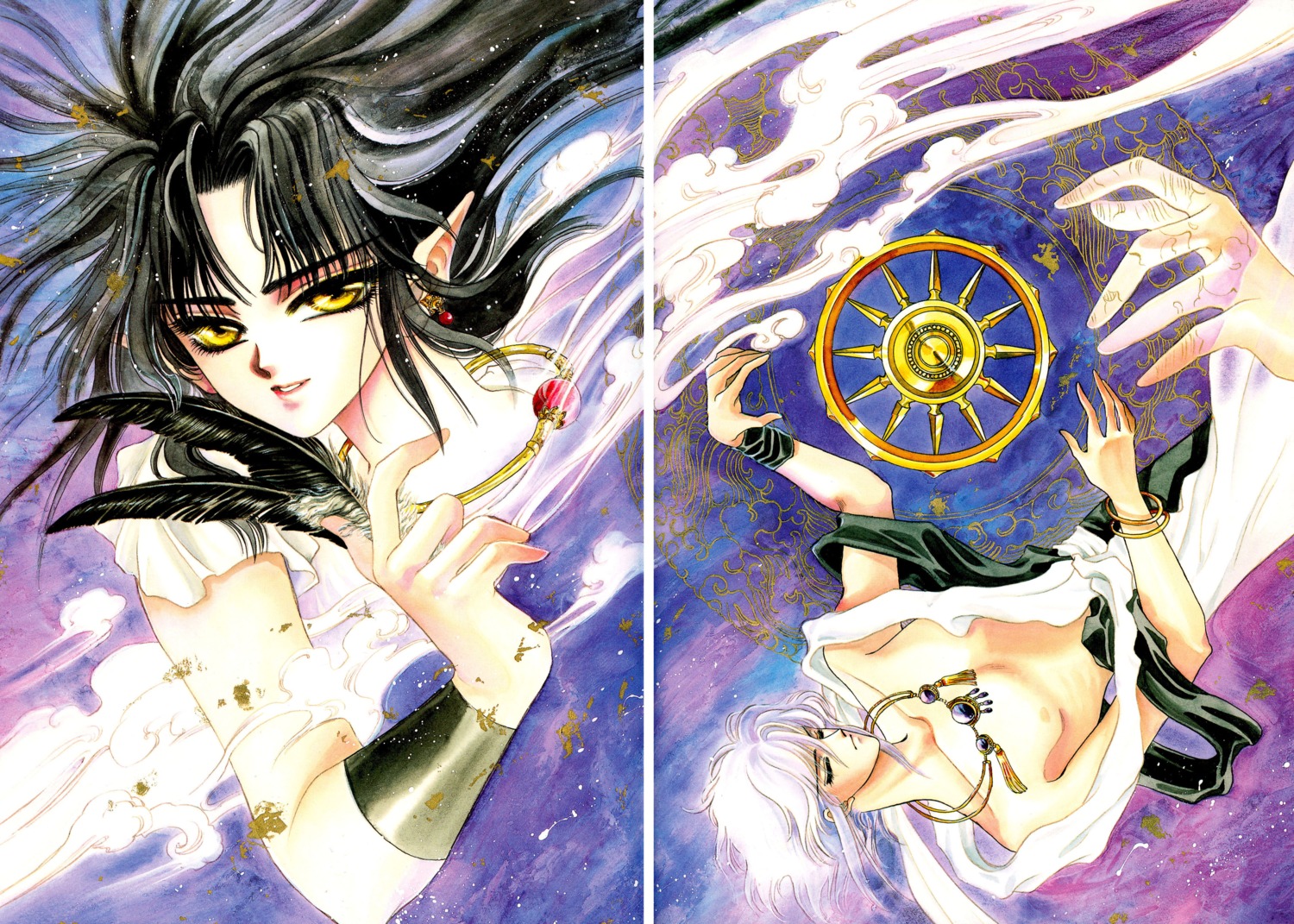 ashura, clamp, gap, kujaku, rgveda