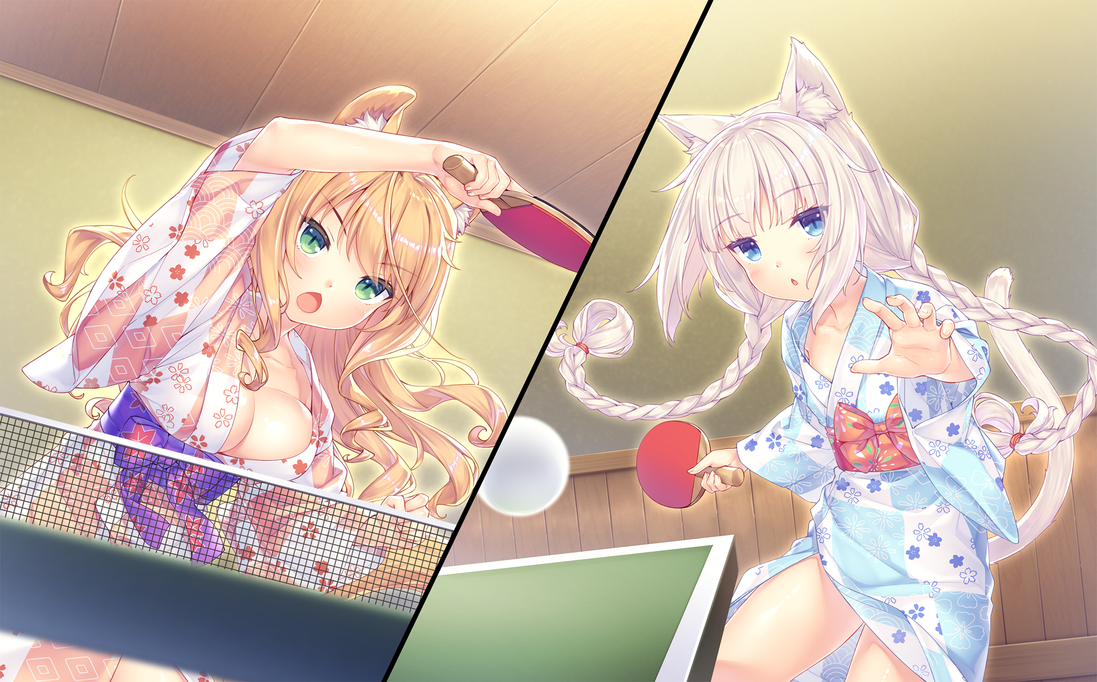 animal_ears, game_cg, loli, maple_(nekopara), neko_works, nekomimi, nekopara, no_bra