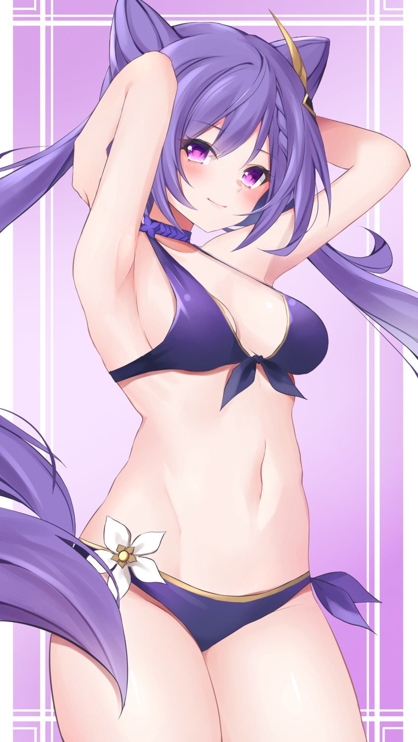 bikini, genshin_impact, keqing, mizuno_tera, swimsuits