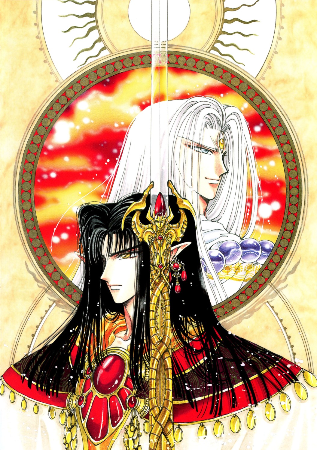 ashura-ou, clamp, male, rgveda, taishakuten