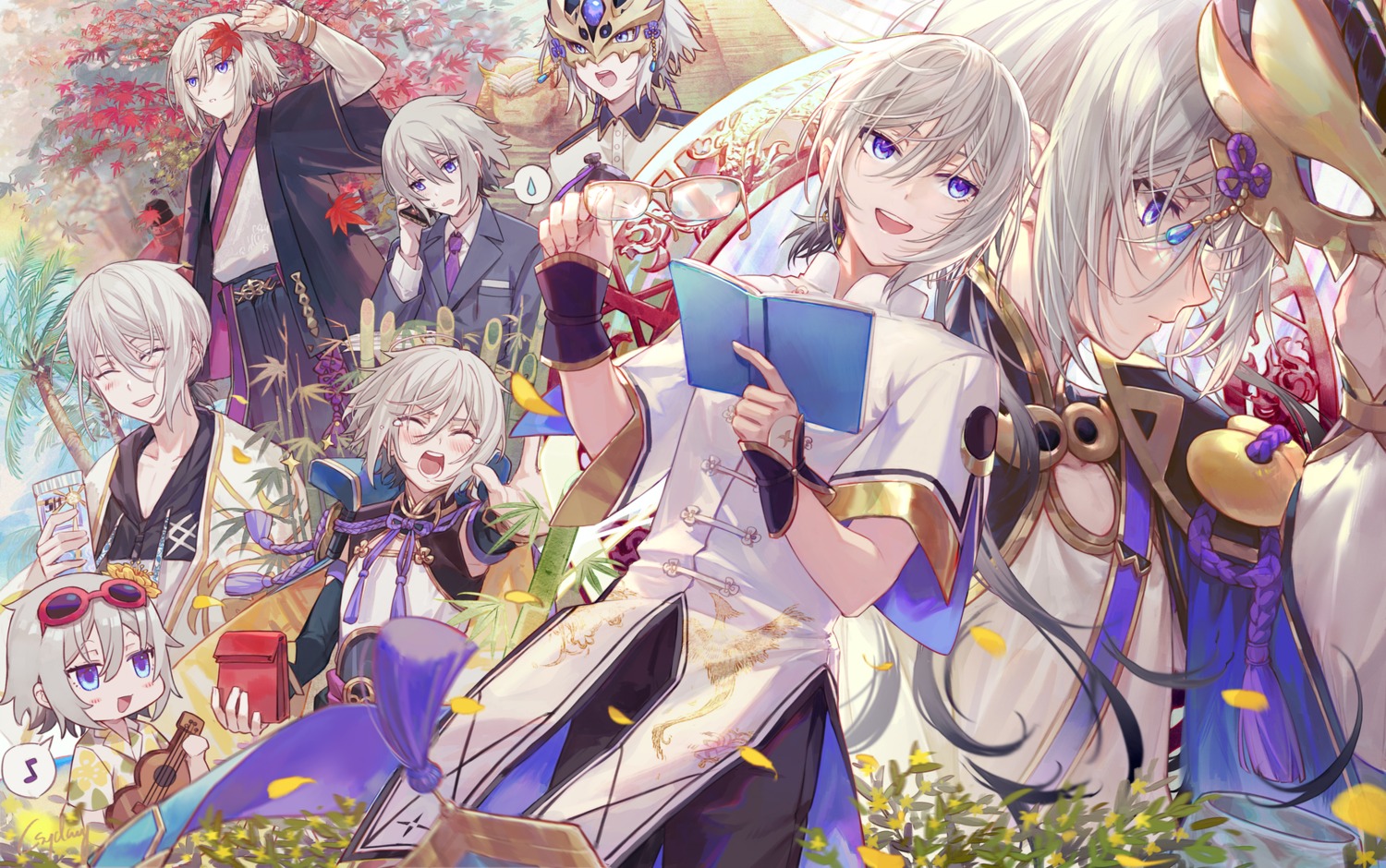 csyday, fate/grand_order, gao_changgong_(fate), male, megane