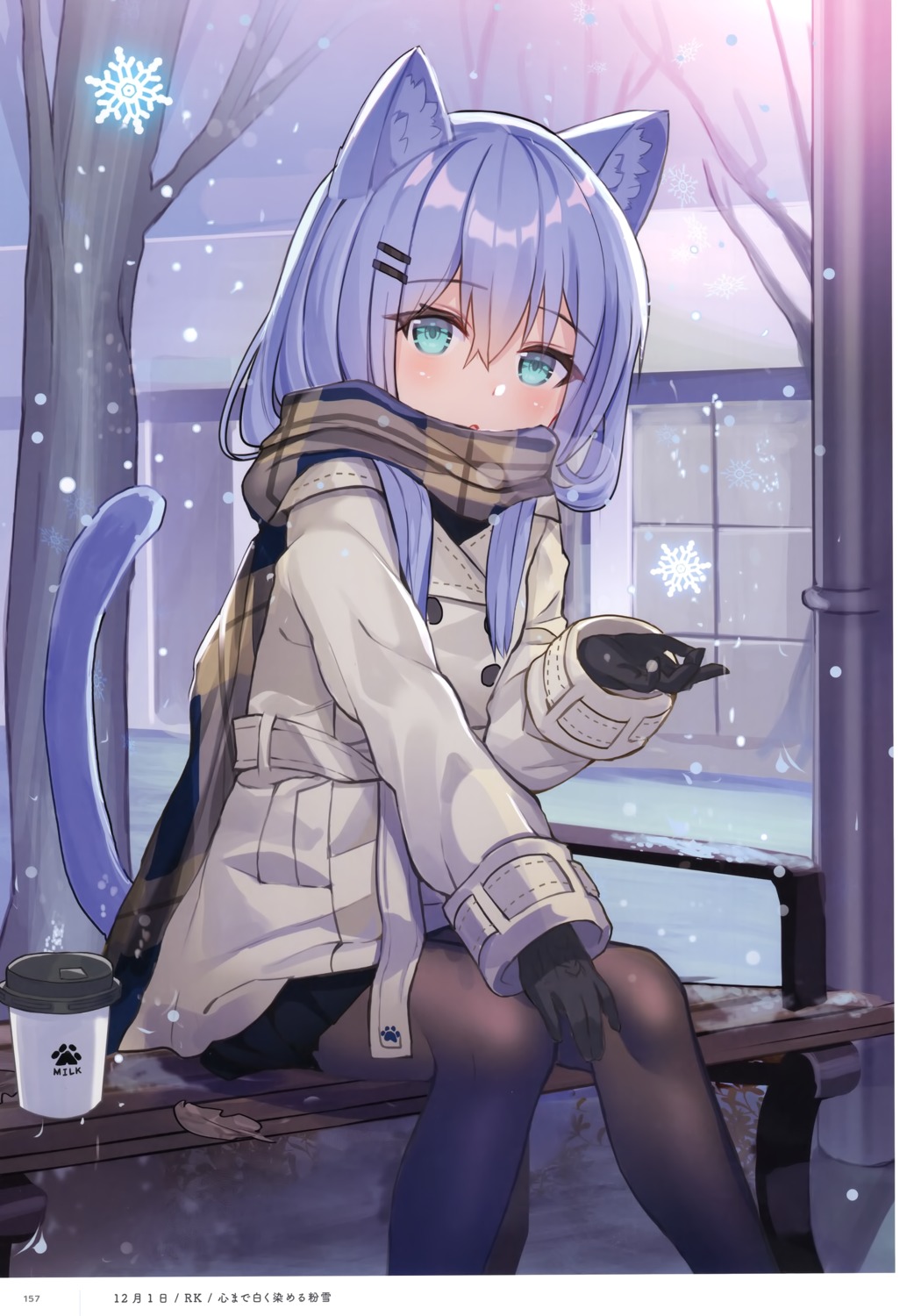 animal_ears, nekomimi, pantyhose, rk_(rktorinegi), tail