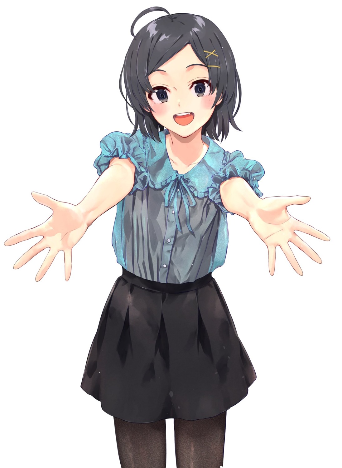 hikigaya_komachi, pantyhose, ponkan_8, see_through, yahari_ore_no_seishun_lovecome_wa_machigatteiru.