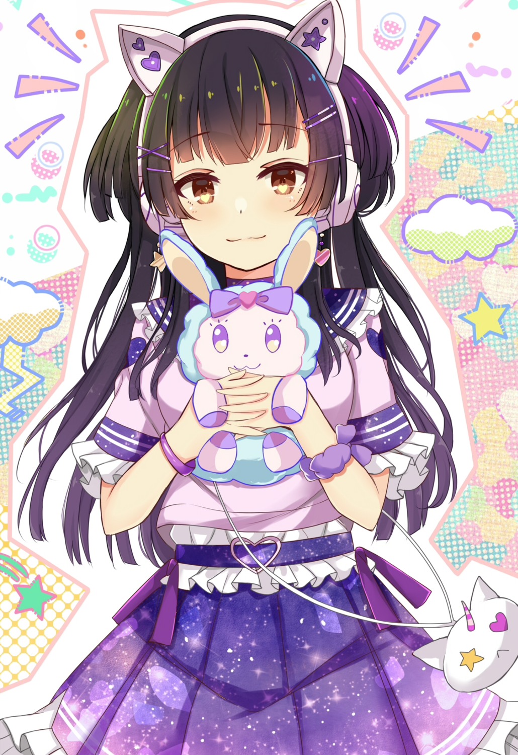 amidada, animal_ears, mayuzumi_fuyuko, nekomimi, seifuku, the_idolm@ster, the_idolm@ster_shiny_colors