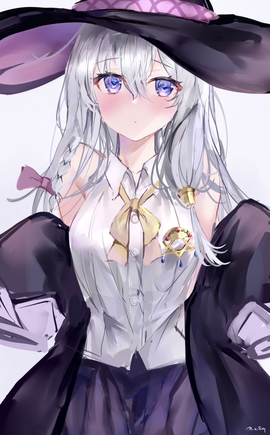 elaina_(majotabi), majo_no_tabitabi, mile_(off8mile), sketch, witch