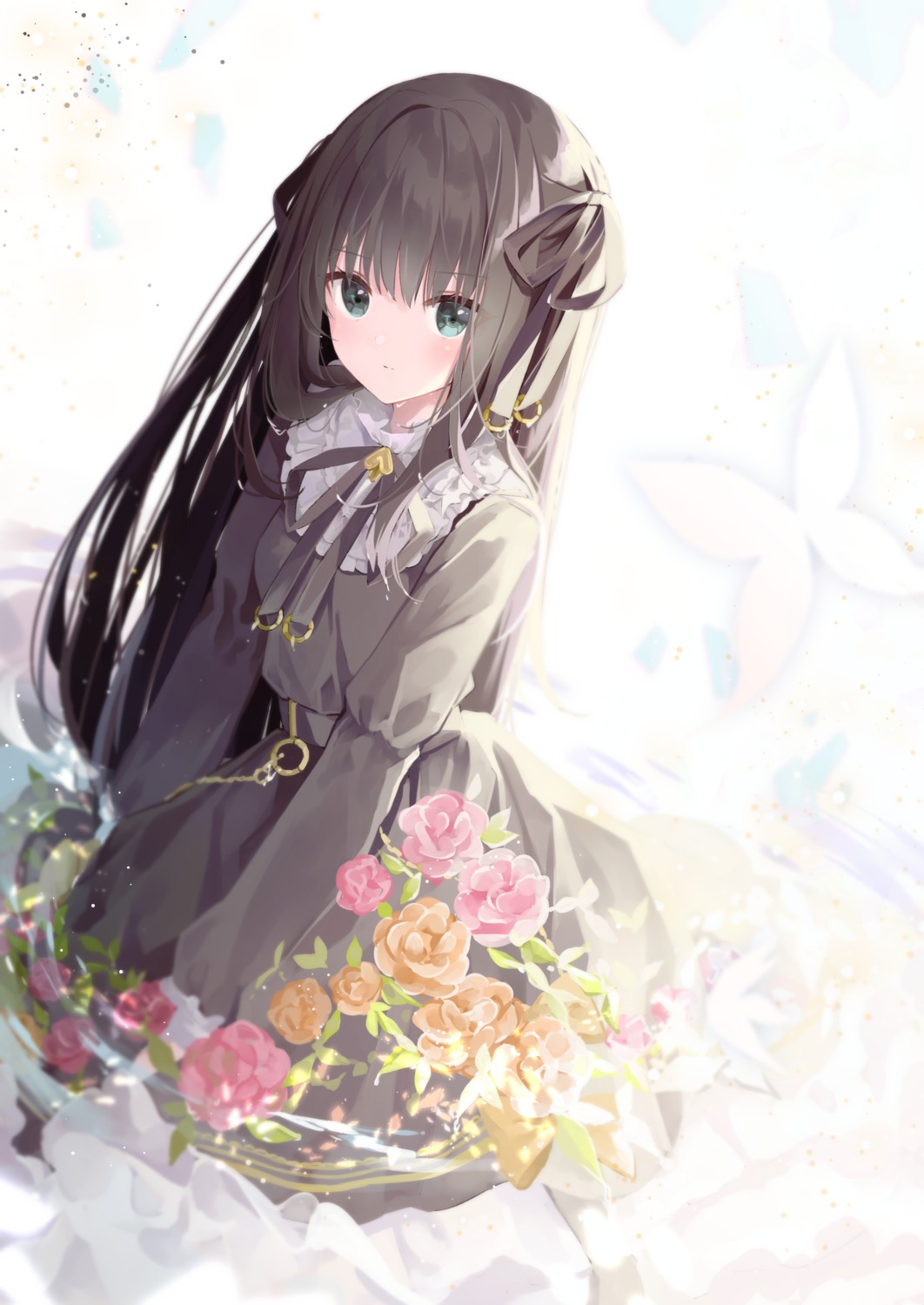 arcaea, dress, samayoi, tairitsu_(arcaea), wet