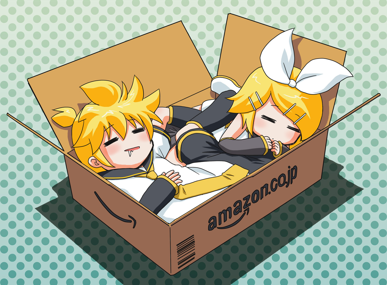 kagamine_len, kagamine_rin, vocaloid, yukako