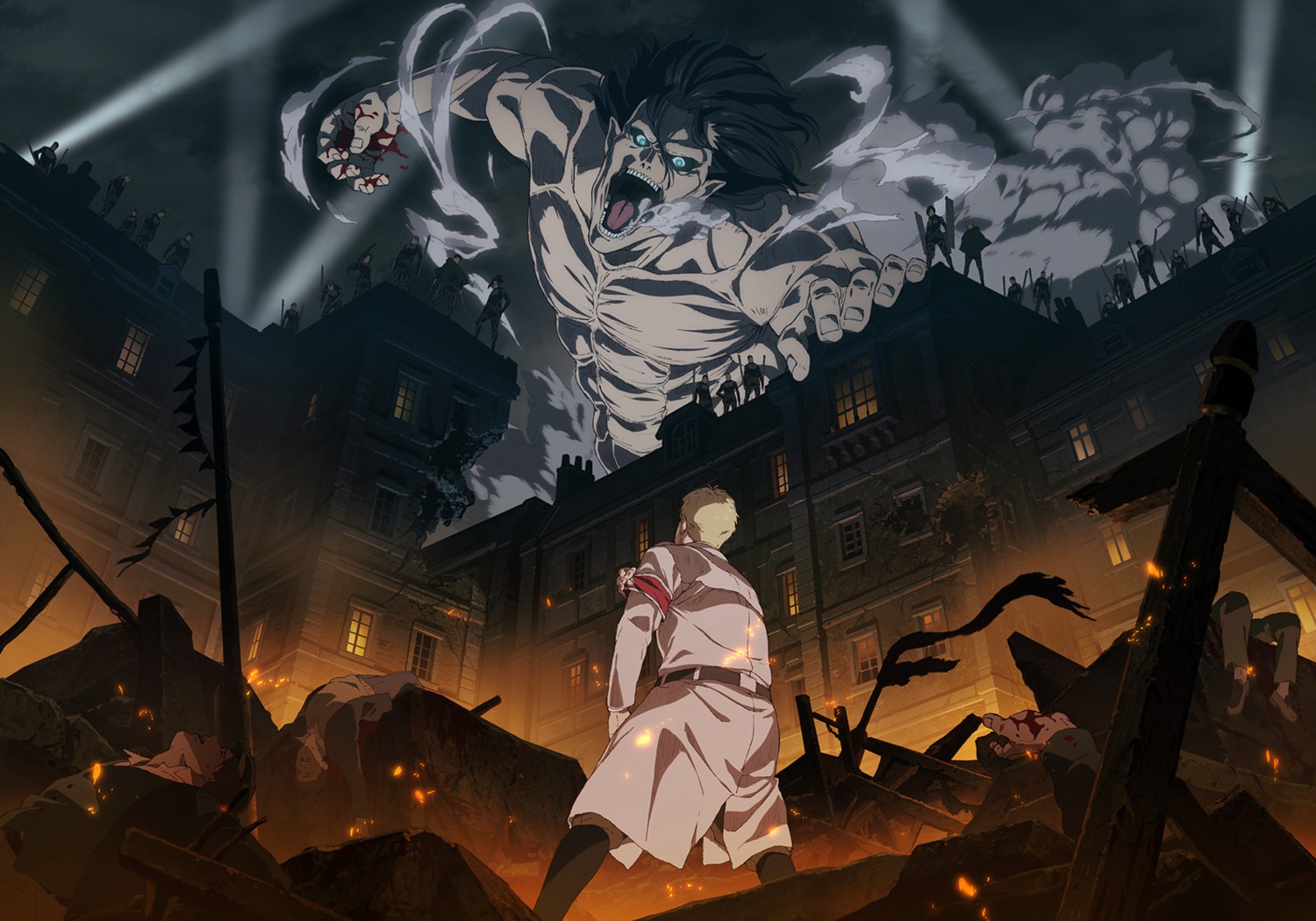 eren_jaeger, kishi_tomohiro, reiner_braun, shingeki_no_kyojin