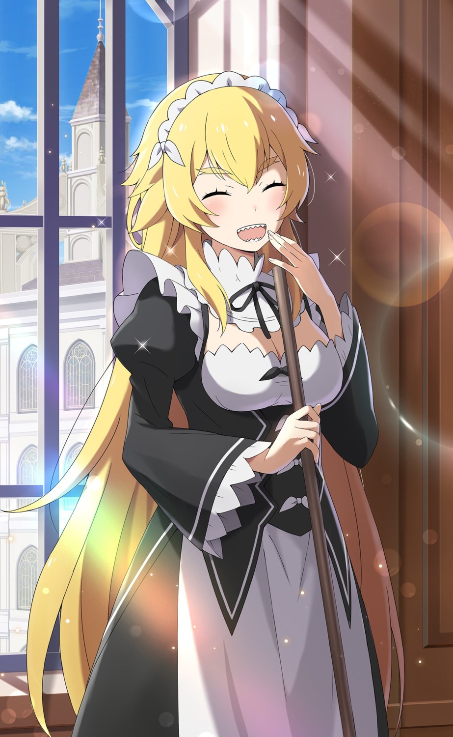 cleavage, frederica_baumann, maid, re:zero_kara_hajimeru_isekai_seikatsu, tagme