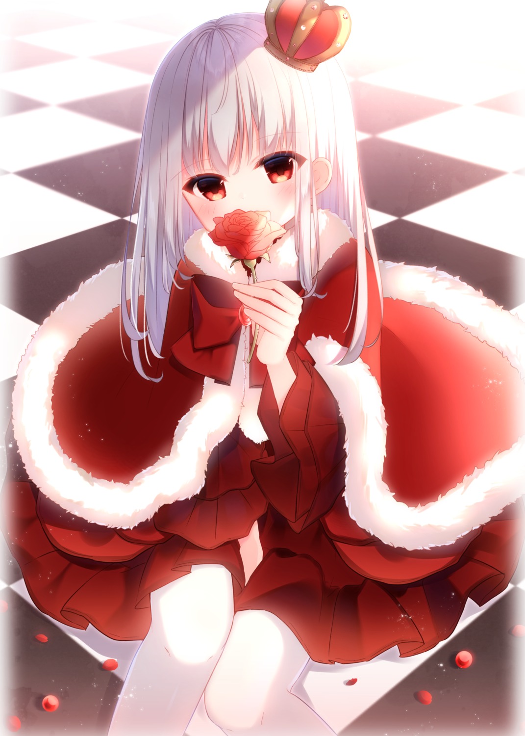christmas, hari_shoku, k, kushina_anna, thighhighs