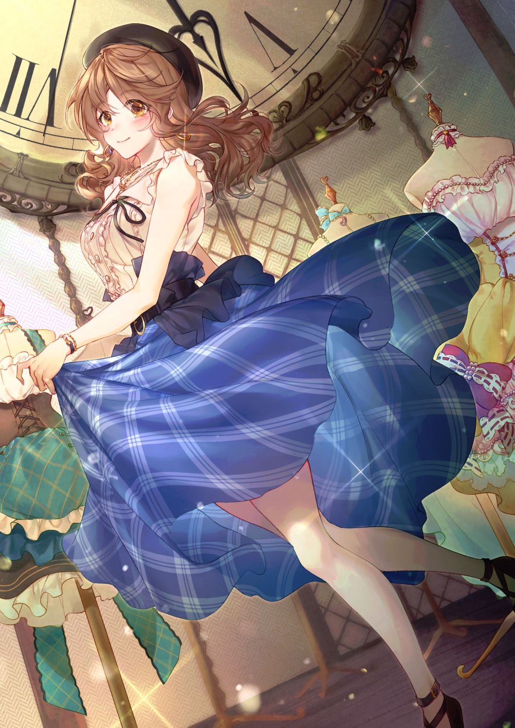 rain_(regen), skirt_lift, the_idolm@ster, the_idolm@ster_cinderella_girls, totoki_airi