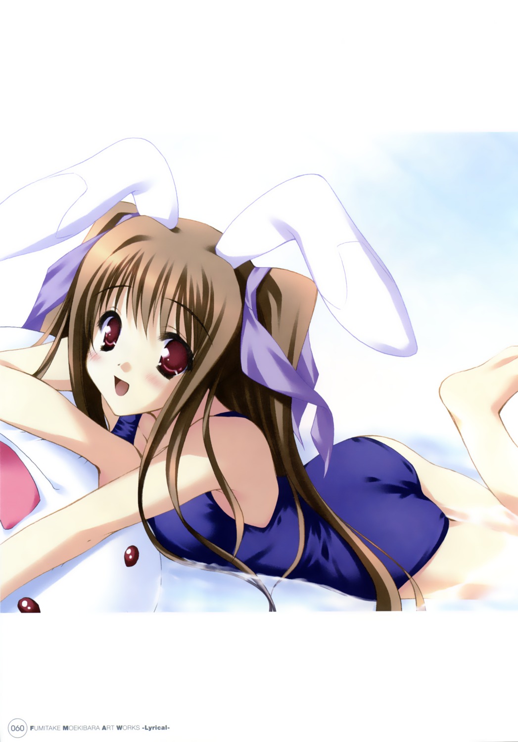 animal_ears, bunny_ears, moekibara_fumitake, piz, purism_egoist, school_swimsuit, swimsuits