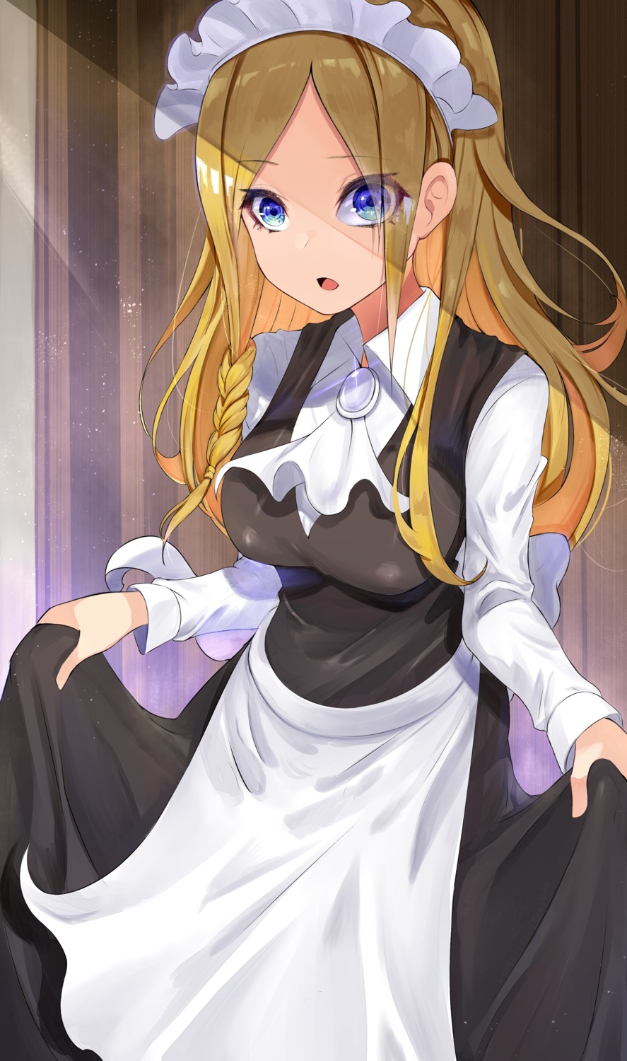 hayasaka_ai, kaguya-sama_wa_kokurasetai_~tensai-tachi_no_renai_zunousen~, maid, r_(ryo), skirt_lift