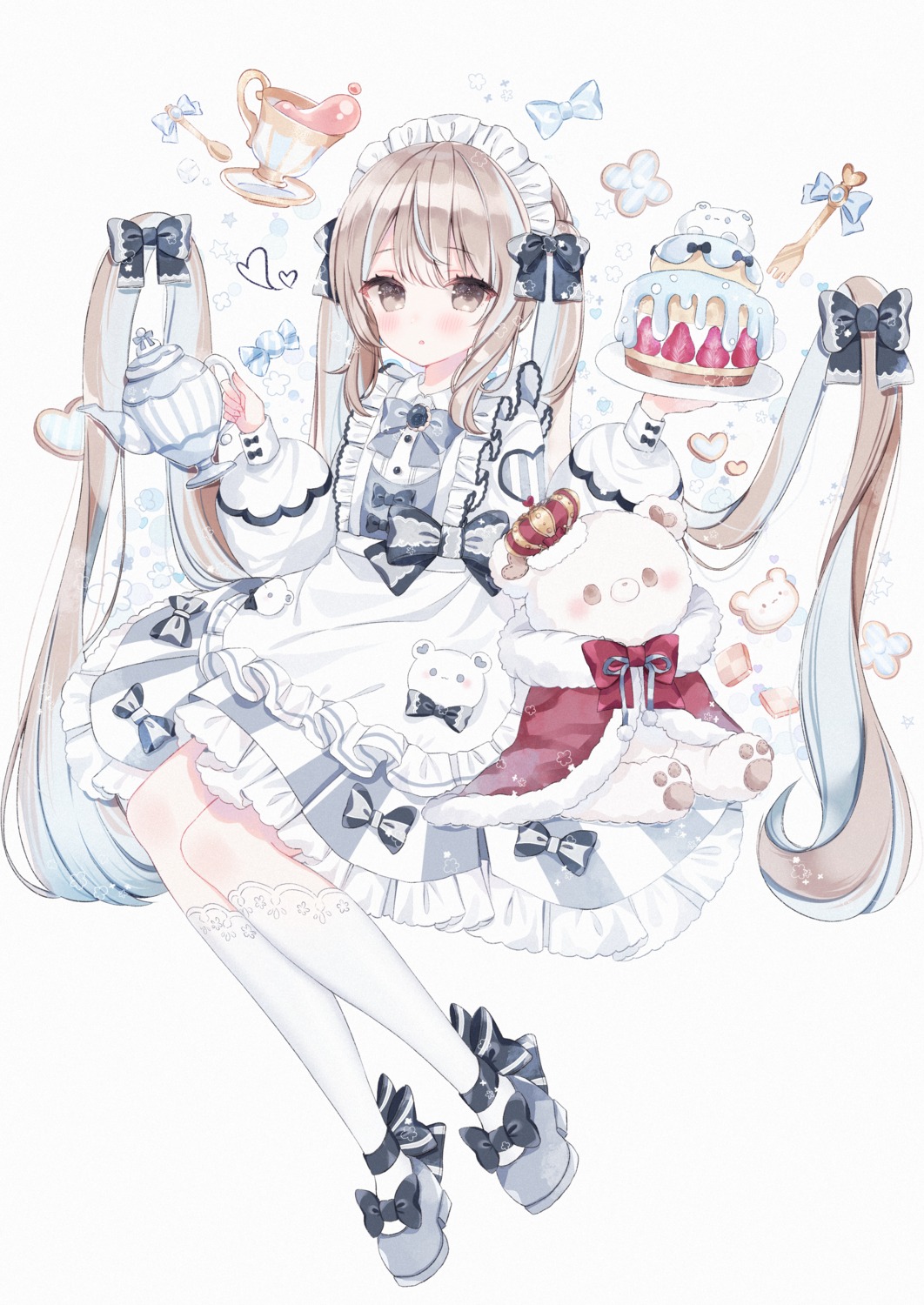 macomick, maid, skirt_lift