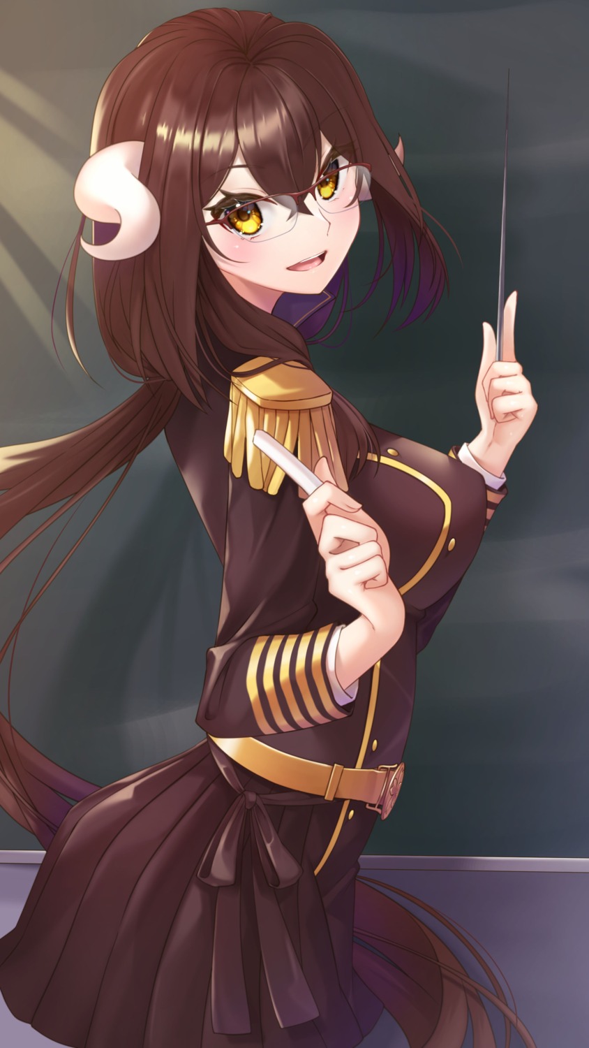 azur_lane, horns, megane, mikasa_(azur_lane), seele0907, uniform