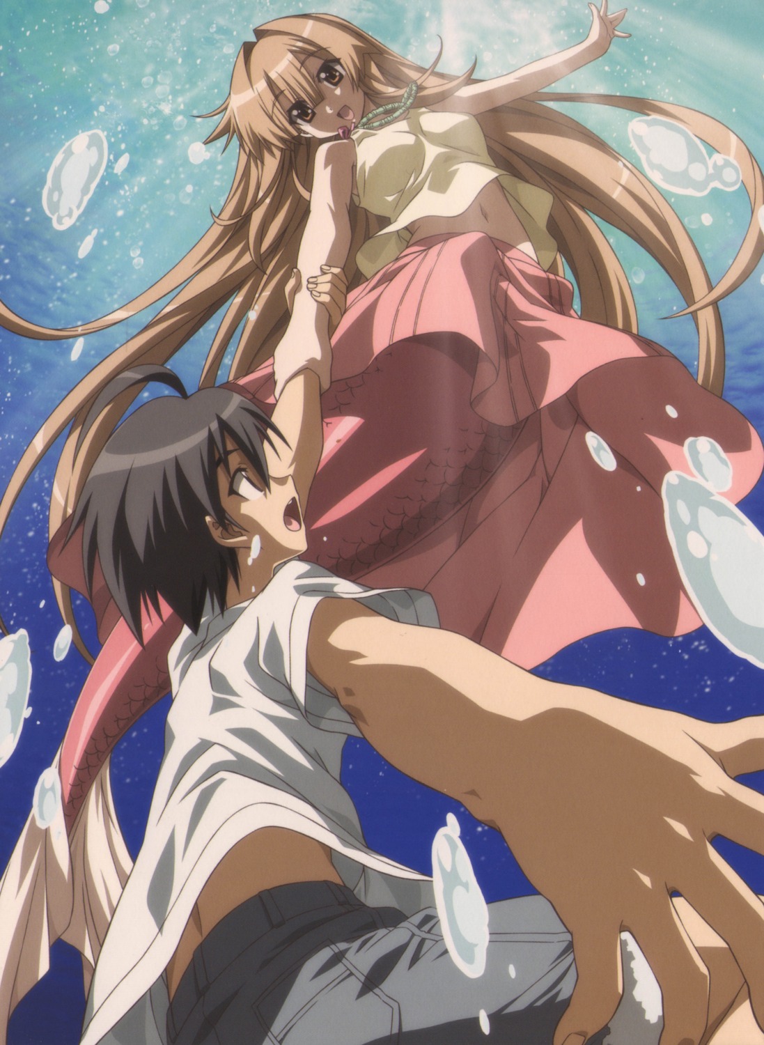 mermaid, michishio_nagasumi, monster_girl, seto_no_hanayome, seto_san