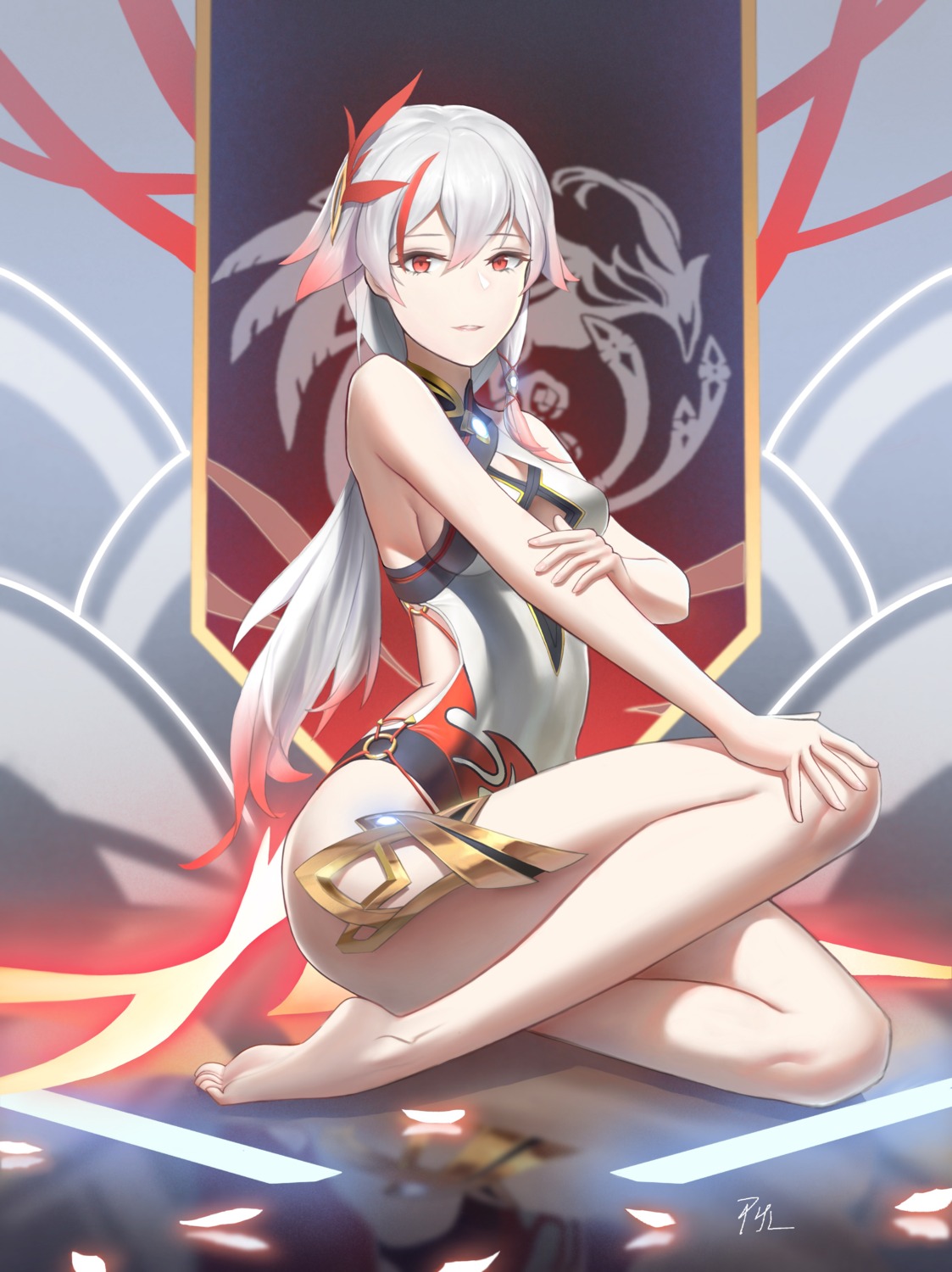 benghuai_xueyuan, fu_hua, honkai_impact, leotard, zhehewofu_huayou_shemeguanx