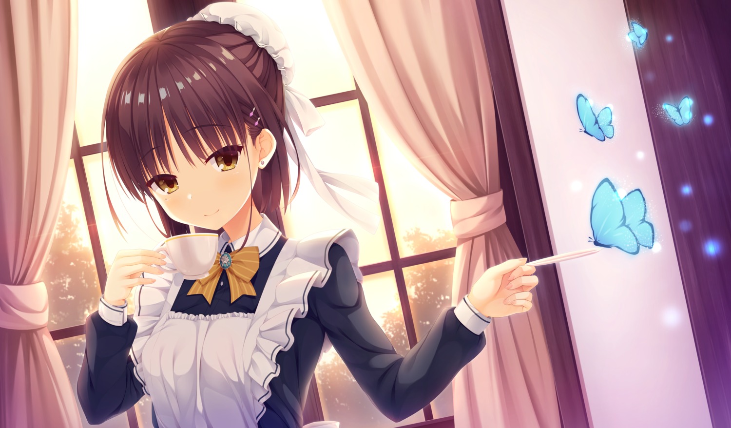 cafe_stella_to_shinigami_no_chou, maid, maijin, shiki_natsume