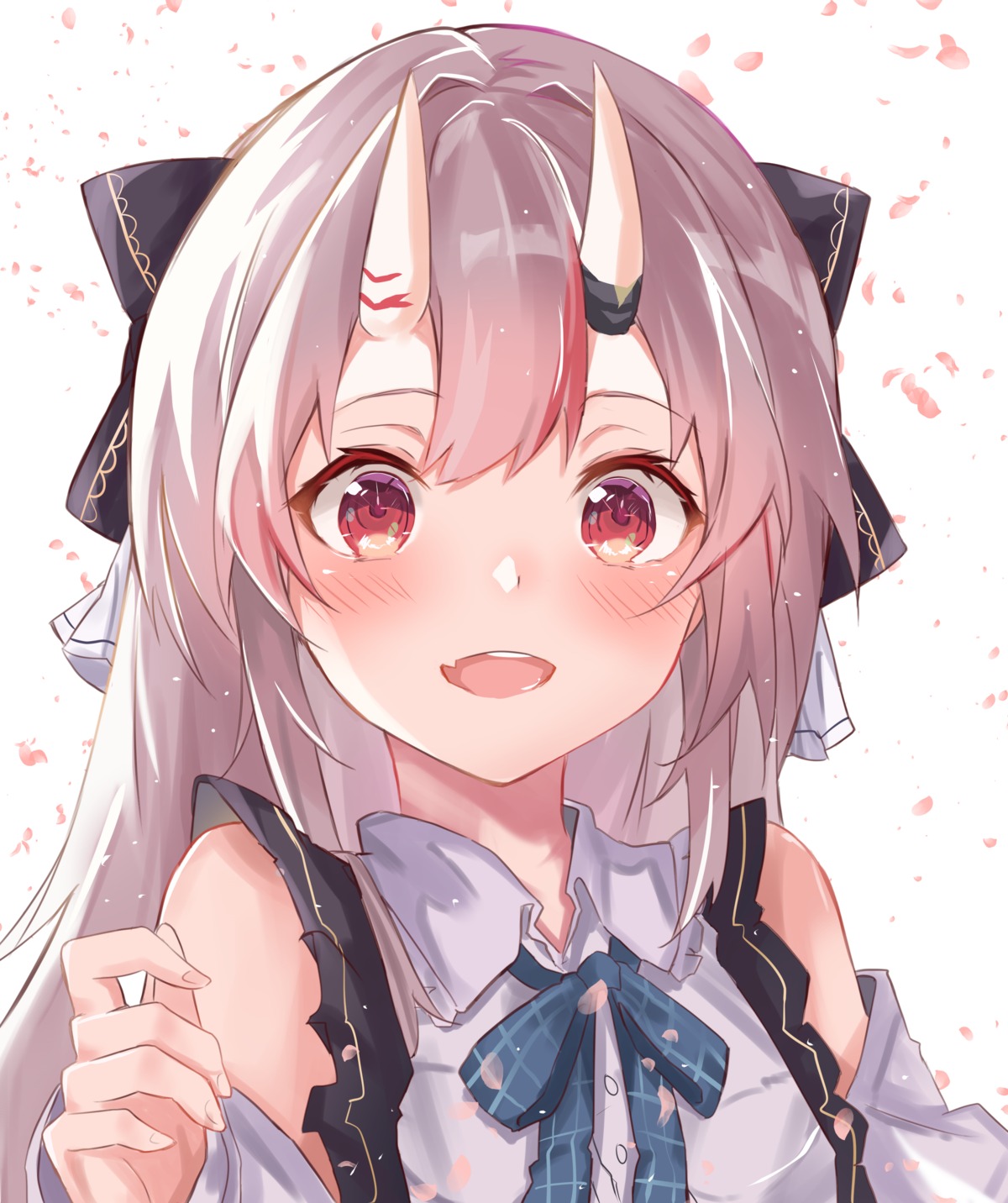 hololive, horns, lolita_fashion, nakiri_ayame, nono_i831