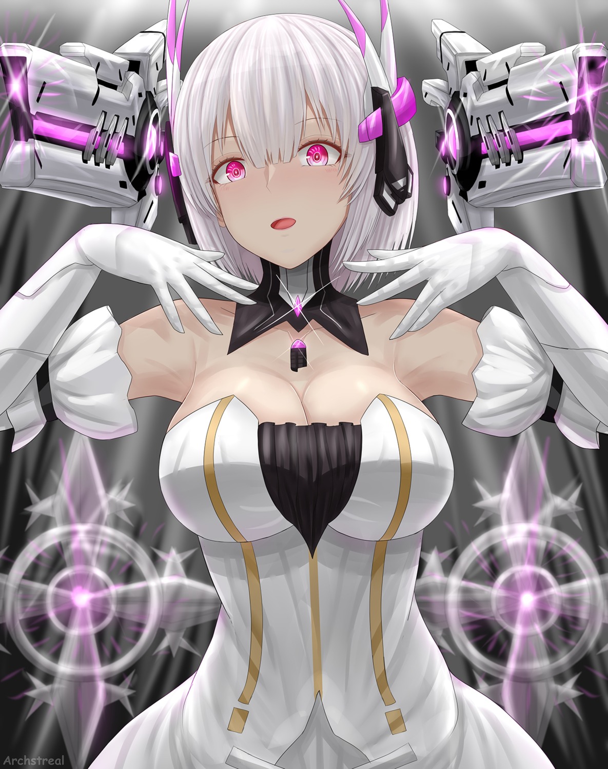archstreal, cleavage, liv_(punishing:_gray_raven), punishing:_gray_raven
