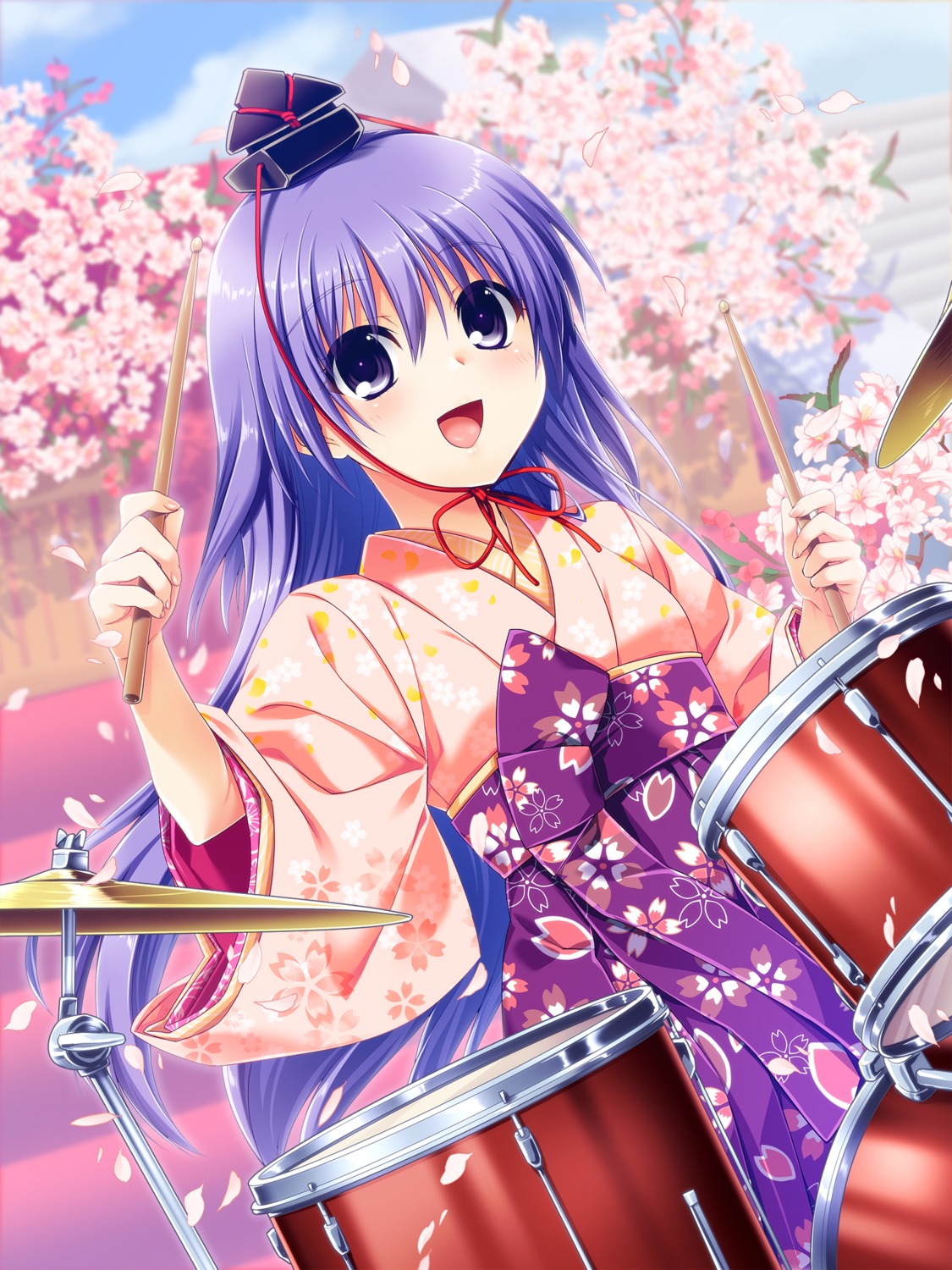 angel_beats!, irie_miyuki, japanese_clothes, satomi_yoshitaka