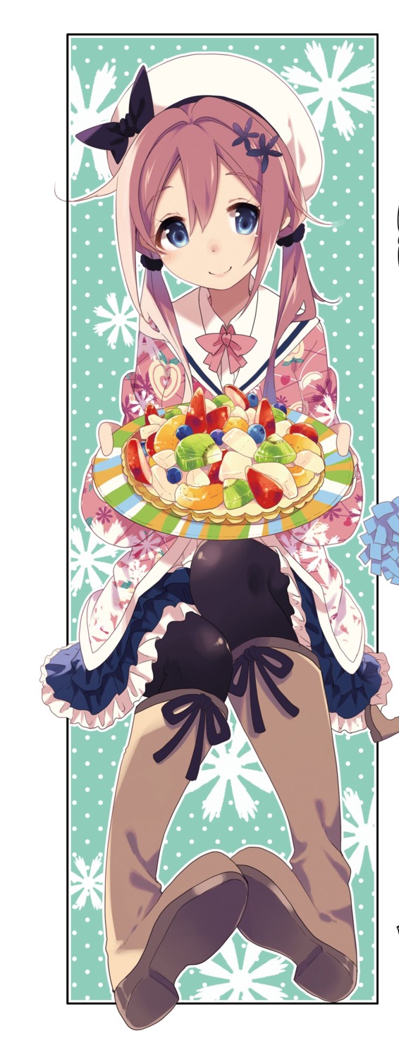 hamayumiba_sou, ochikobore_fruit_tart, pantyhose, sakura_ino, skirt_lift, uniform