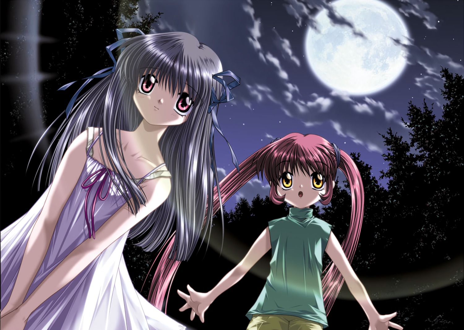 air, dress, hinoue_itaru, key, michiru, summer_dress, toono_minagi