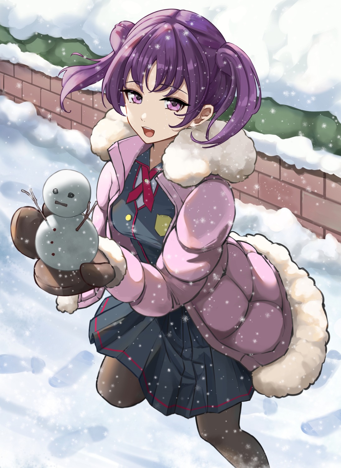 akiki_(kiki), kazuno_ria, love_live!_(series), love_live!_sunshine!!, pantyhose, seifuku, skirt_lift