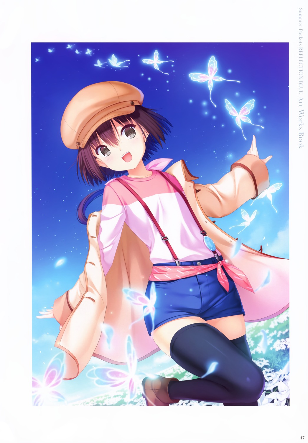 key, na-ga, nanami_(summer_pockets), summer_pockets, summer_pockets_reflection_blue