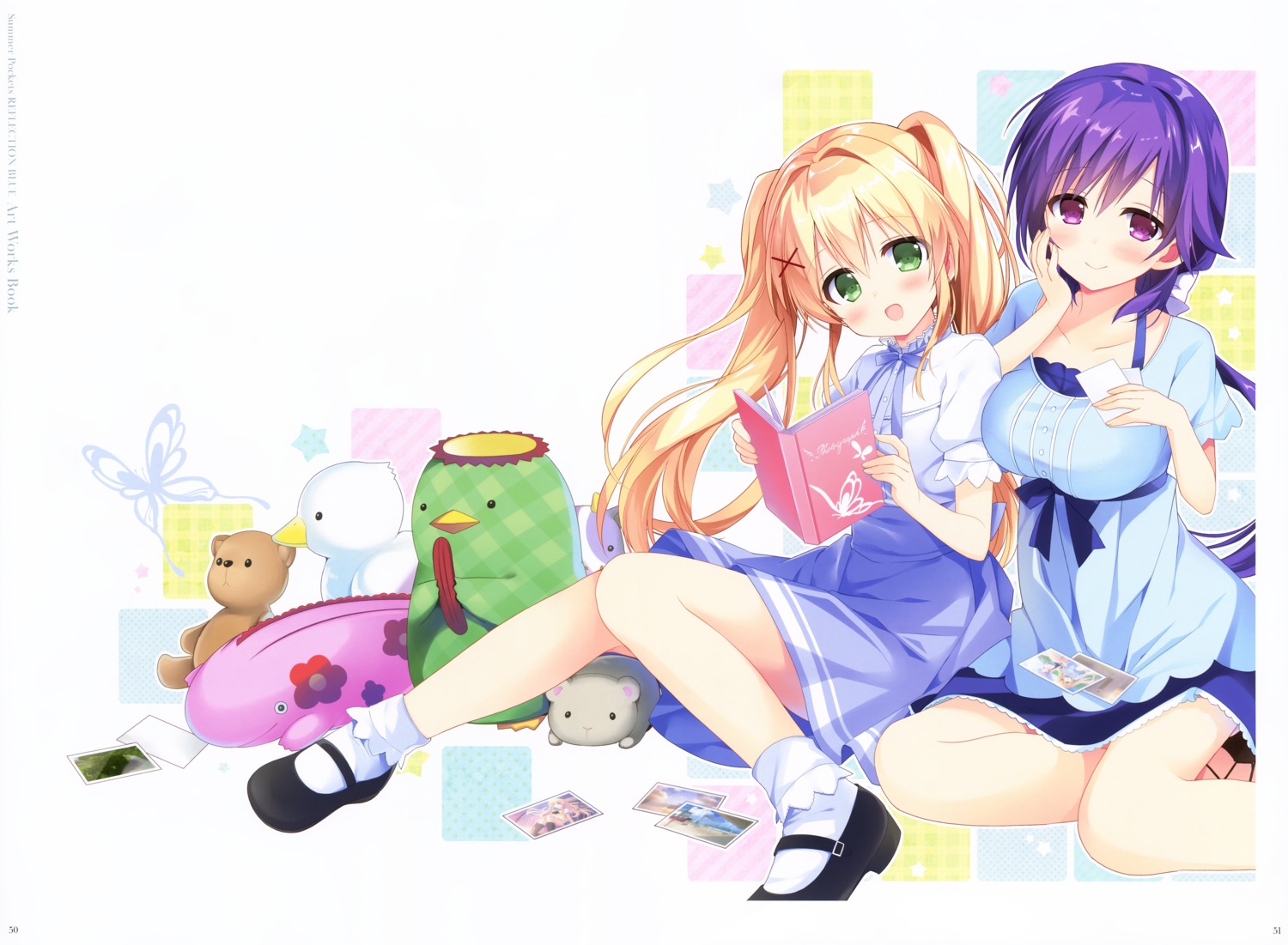 key, mizuori_shizuku, nagayama_yuunon, summer_pockets, summer_pockets_reflection_blue, tsumugi_wenders