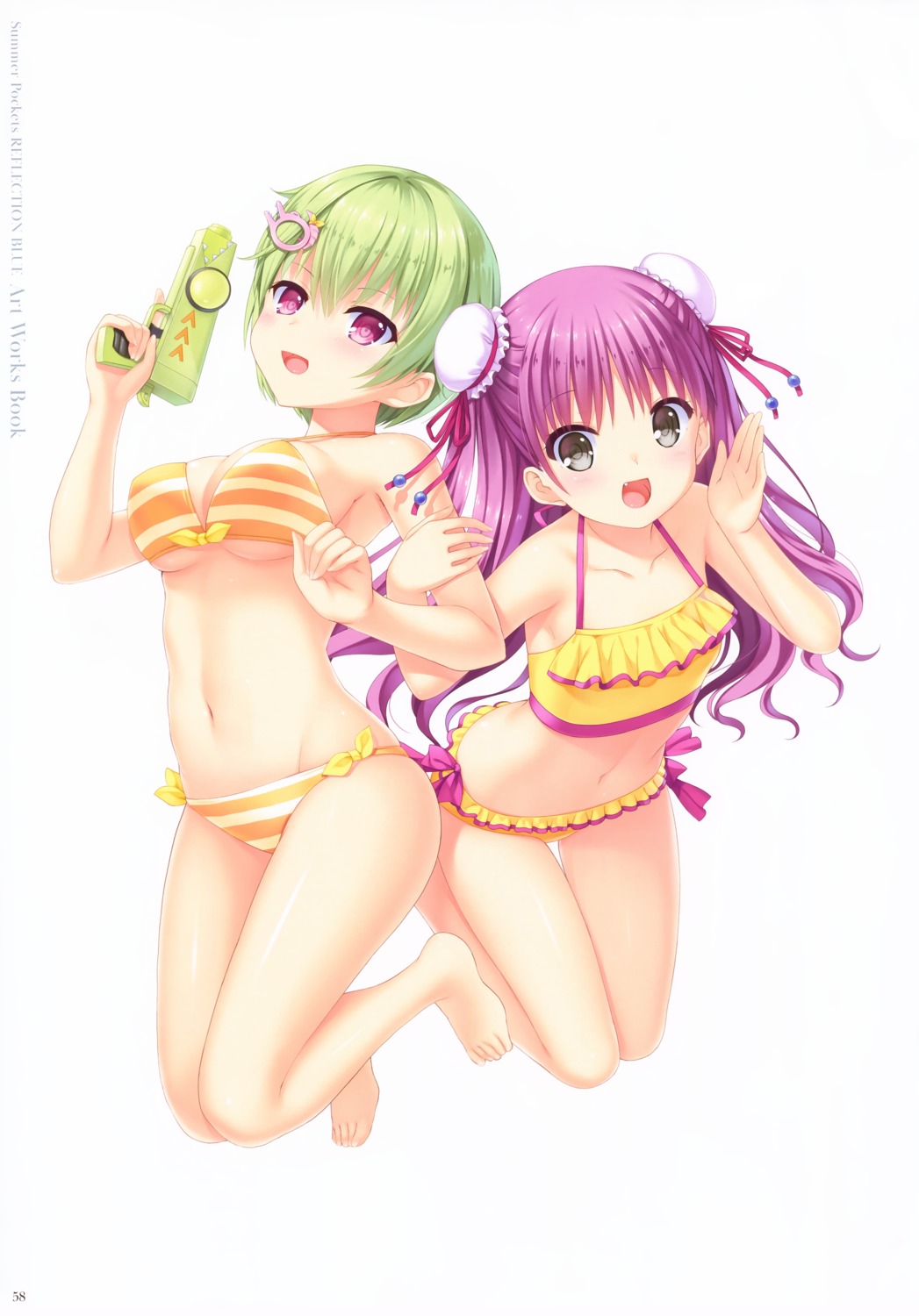 bikini, cleavage, disc_cover, humuyun, katou_umi, key, na-ga, nomura_miki