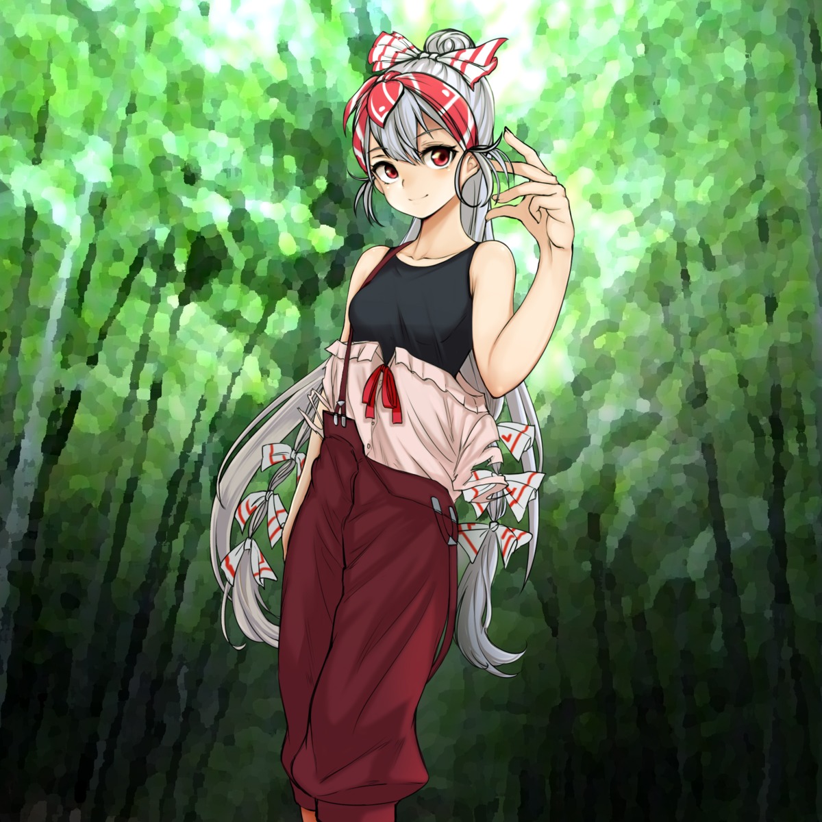 fujiwara_no_mokou, ginji74, touhou